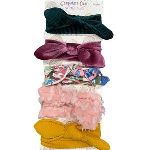 NWT Baby headband bows set of 5